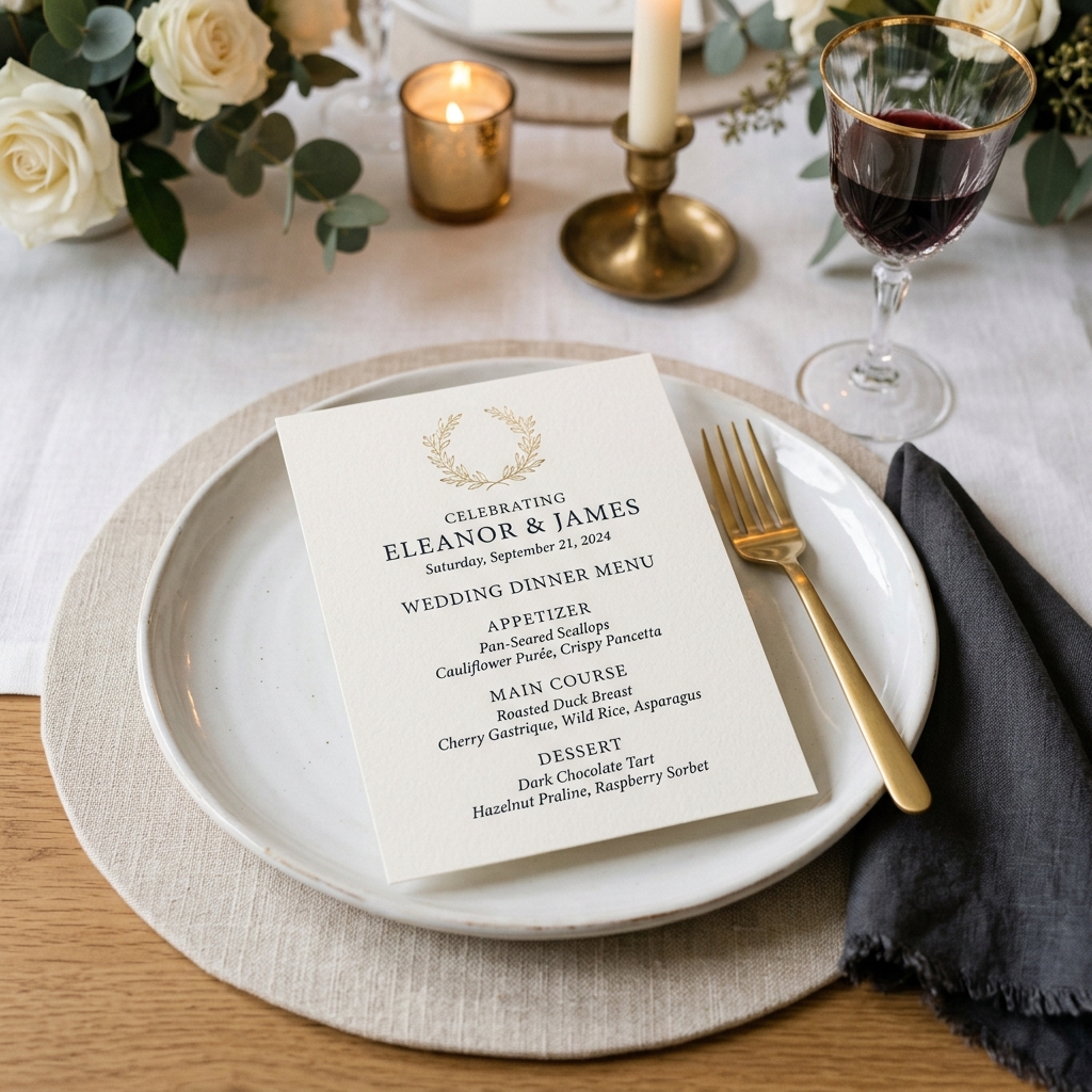 Menu details